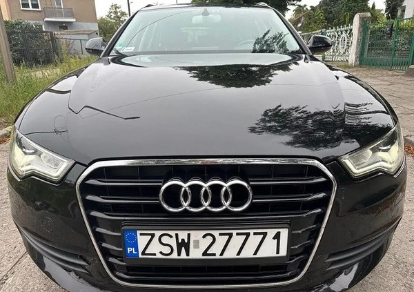 Audi A6 cena 54900 przebieg: 213824, rok produkcji 2014 z Jaworzno małe 407